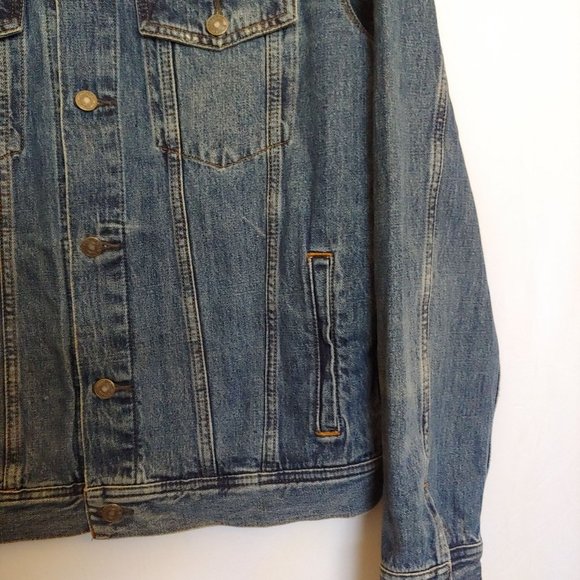 J. Crew medium wash jean jacket Medium - Picture 4 of 9